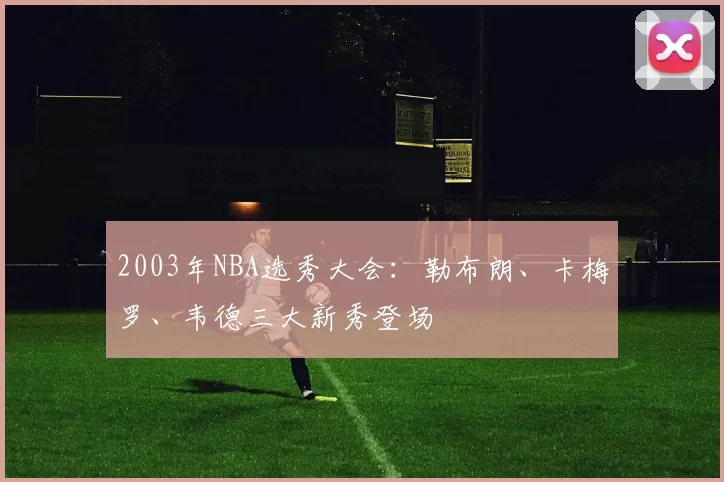 2003年NBA选秀大会：勒布朗、卡梅罗、韦德三大新秀登场